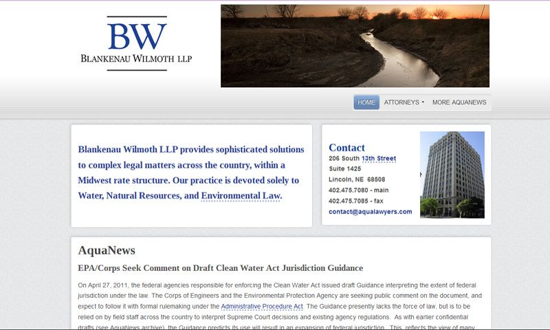 Blankenau Wilmoth Law Firm - Lincoln, NE 2011